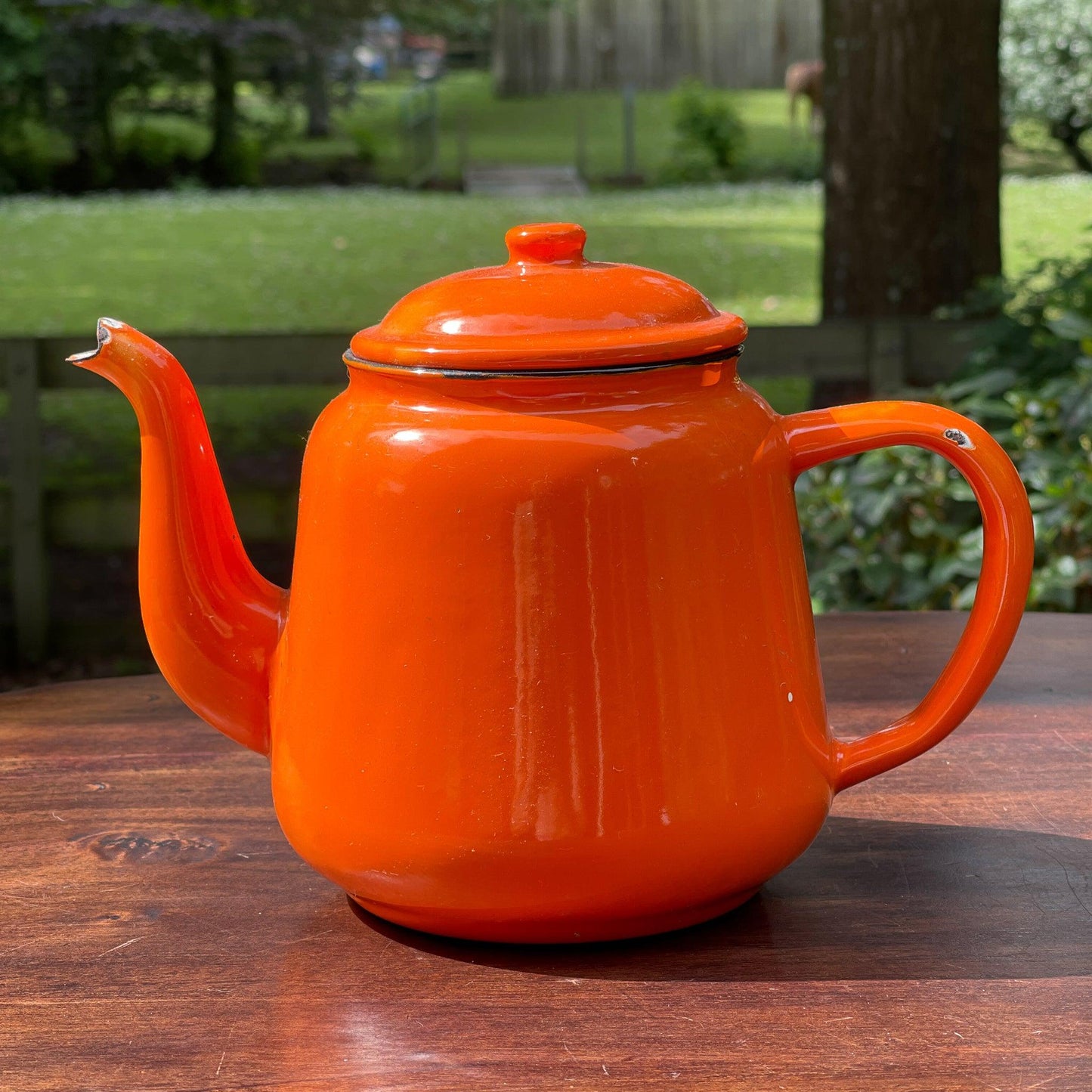 Emaille koffiepot / theepot - Bamestra Curiosa