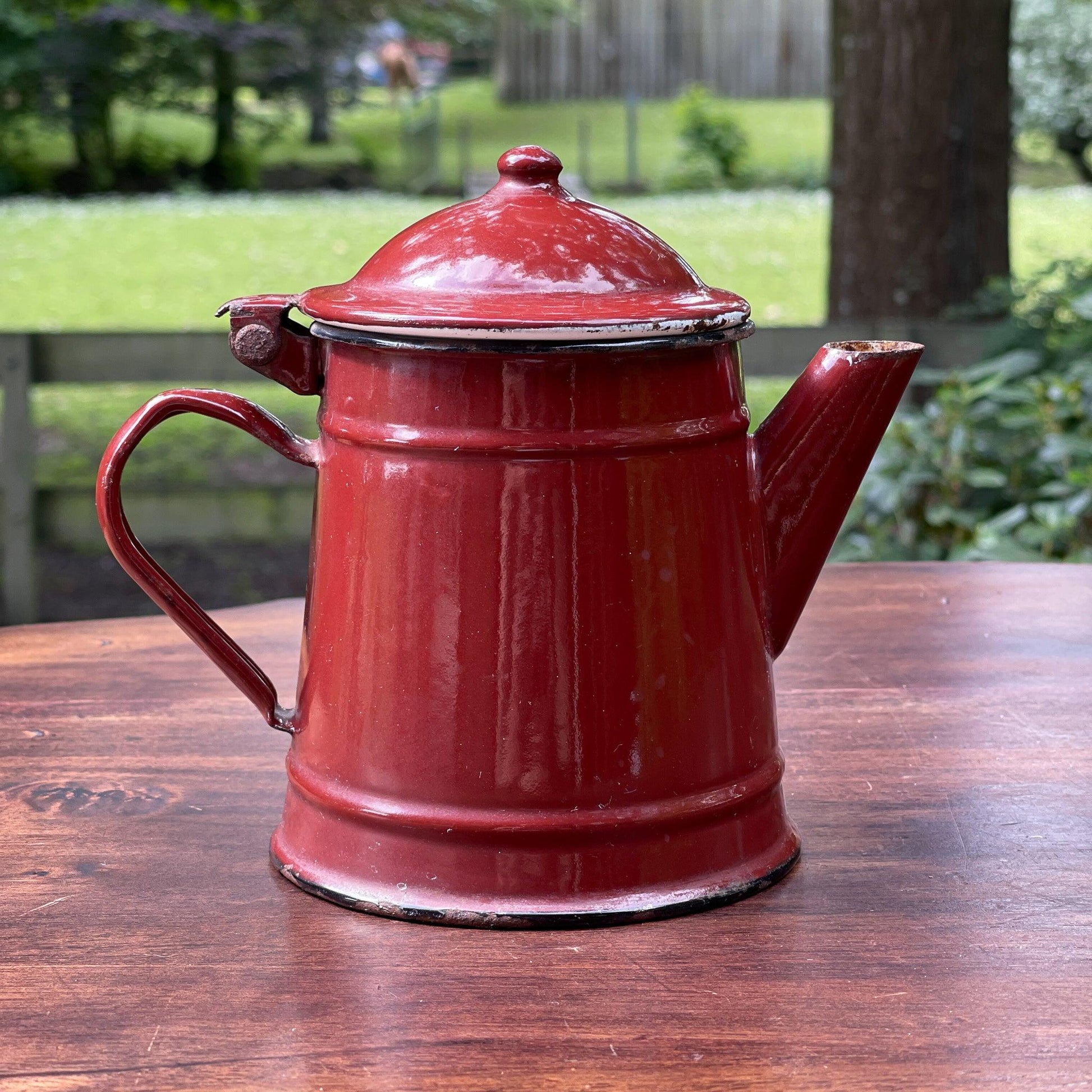 Emaille koffiepot / theepot - Bamestra Curiosa