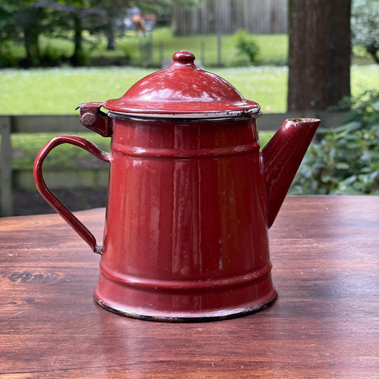 Emaille koffiepot / theepot - Bamestra Curiosa