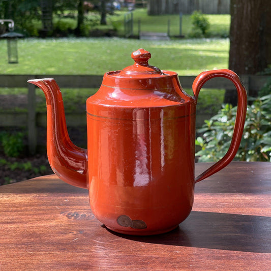 Emaille koffiepot / theepot - Bamestra Curiosa