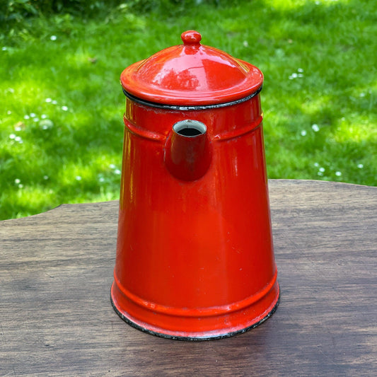 Emaille koffiepot / theepot - Bamestra Curiosa