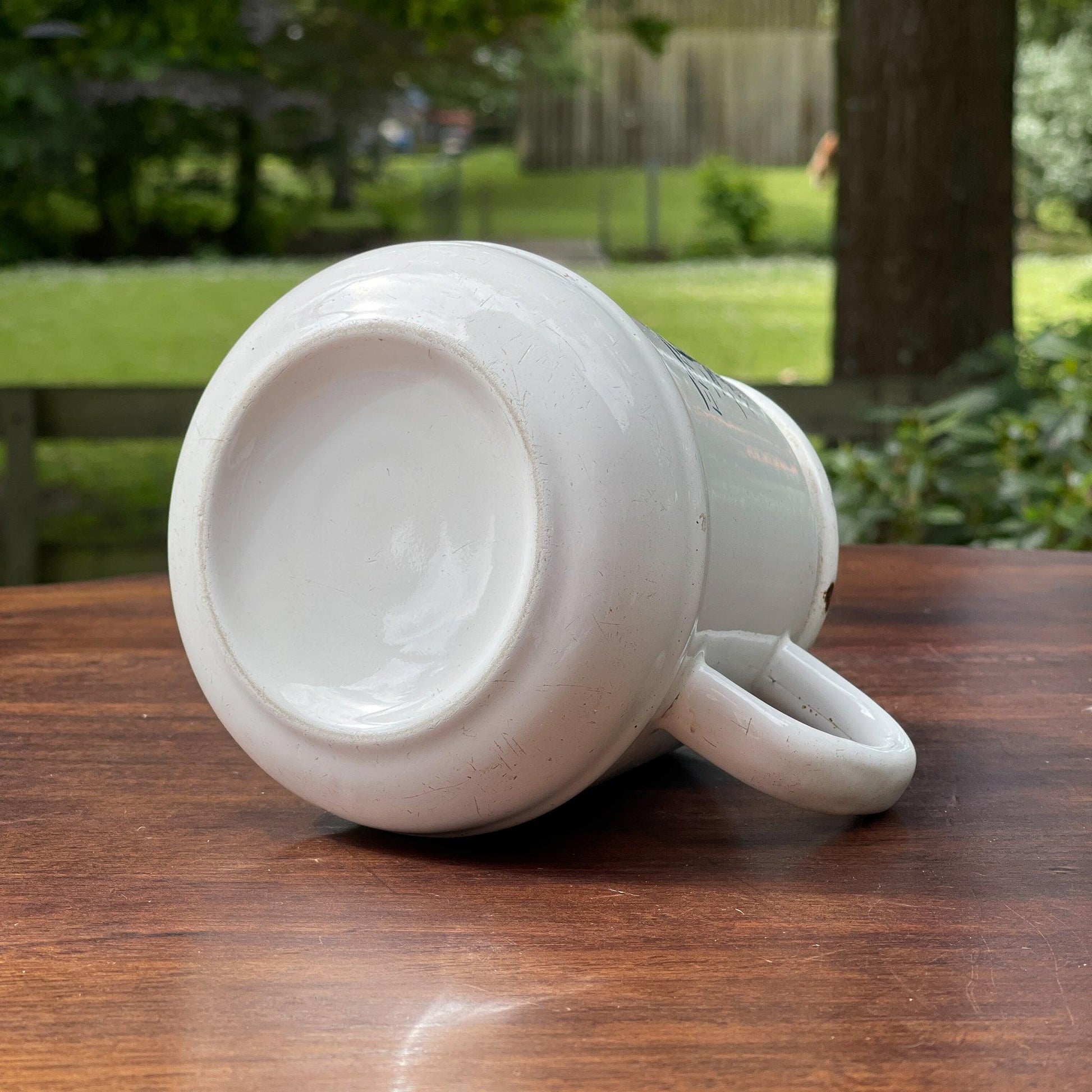 Emaille koffiepot / theepot met molen - Bamestra Curiosa