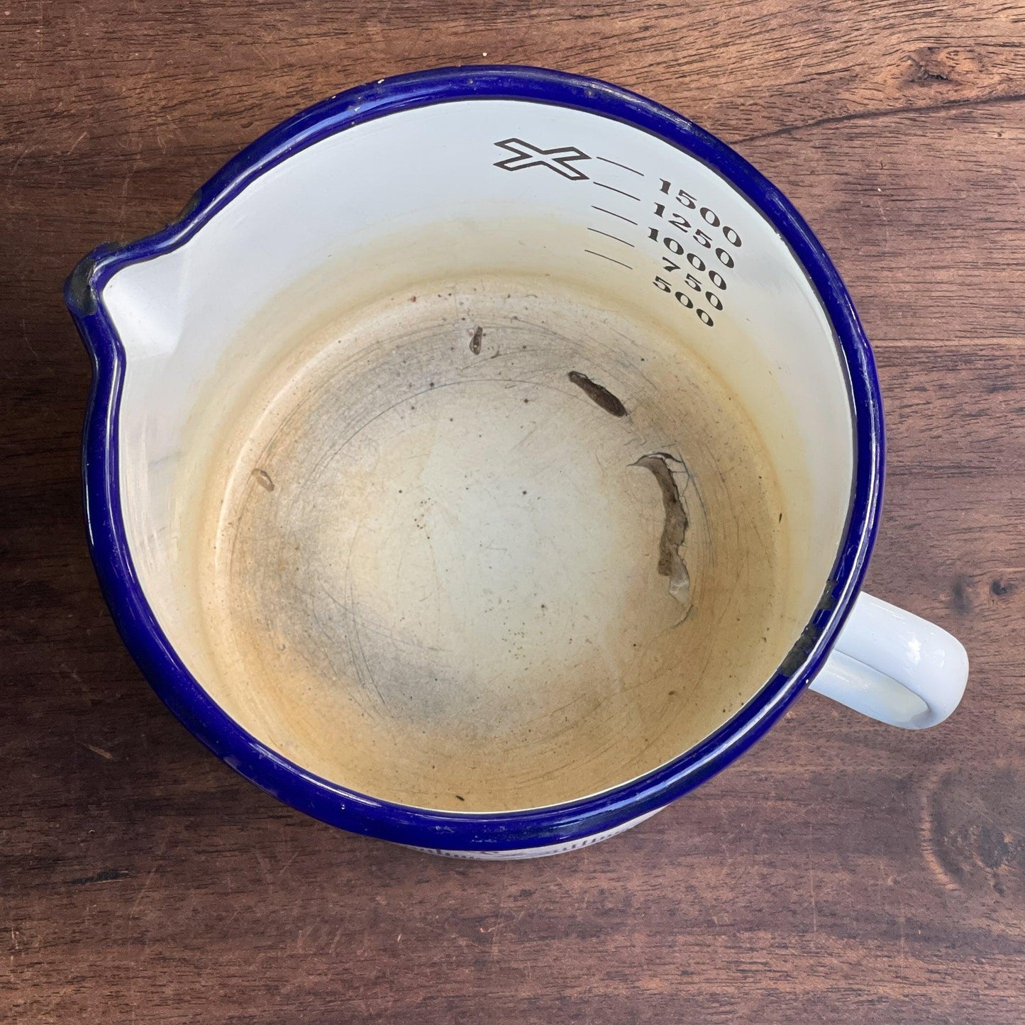 Emaille maatbeker 1.5 L - Bamestra Curiosa