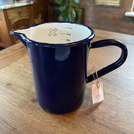 Emaille maatbeker 1L - Bamestra Curiosa