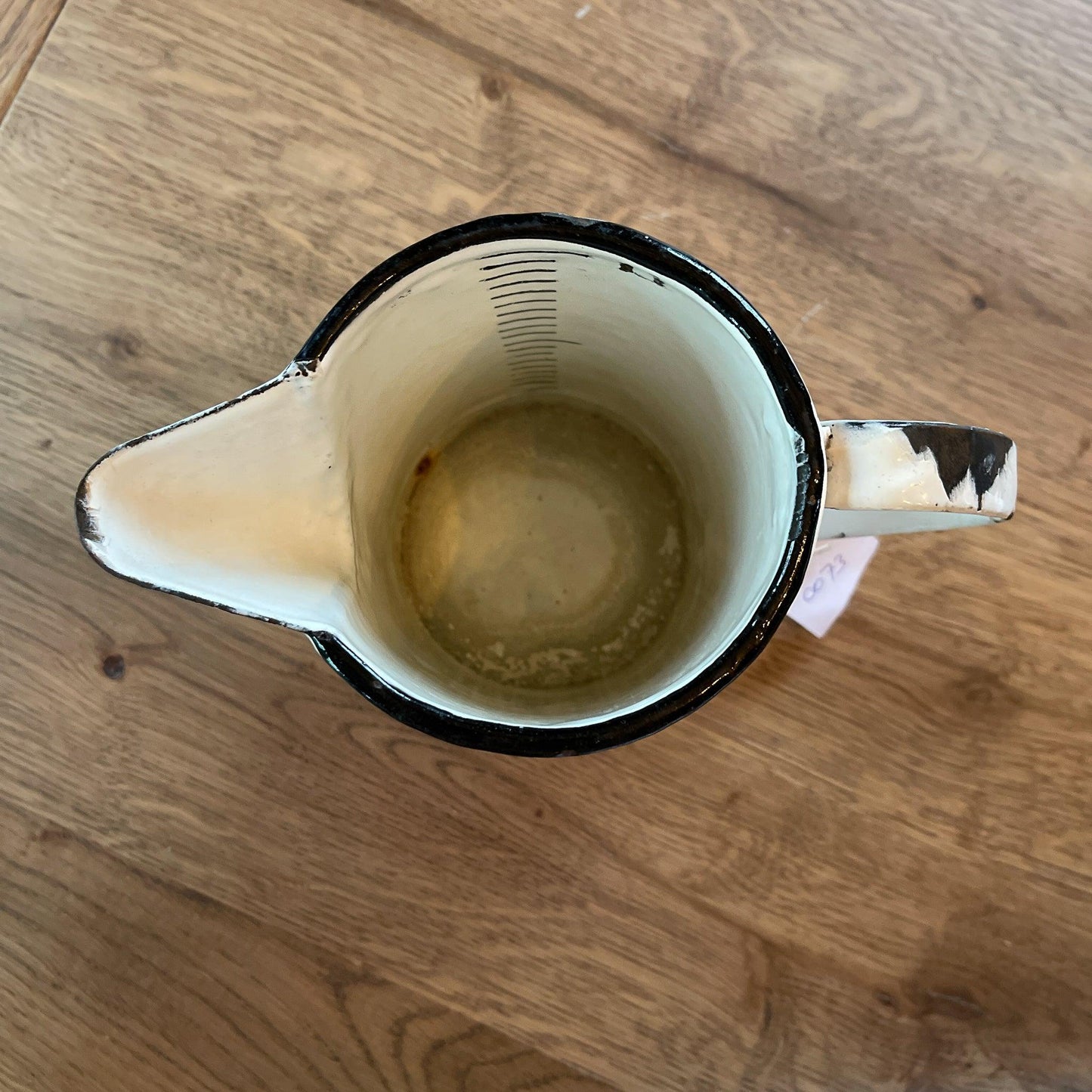 Emaille maatbeker 1L - Bamestra Curiosa