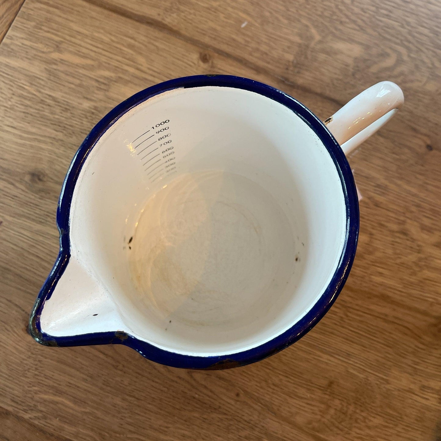 Emaille maatbeker 1L - Bamestra Curiosa