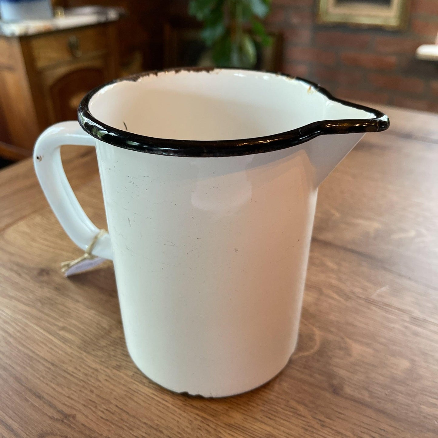 Emaille maatbeker 1L - Bamestra Curiosa