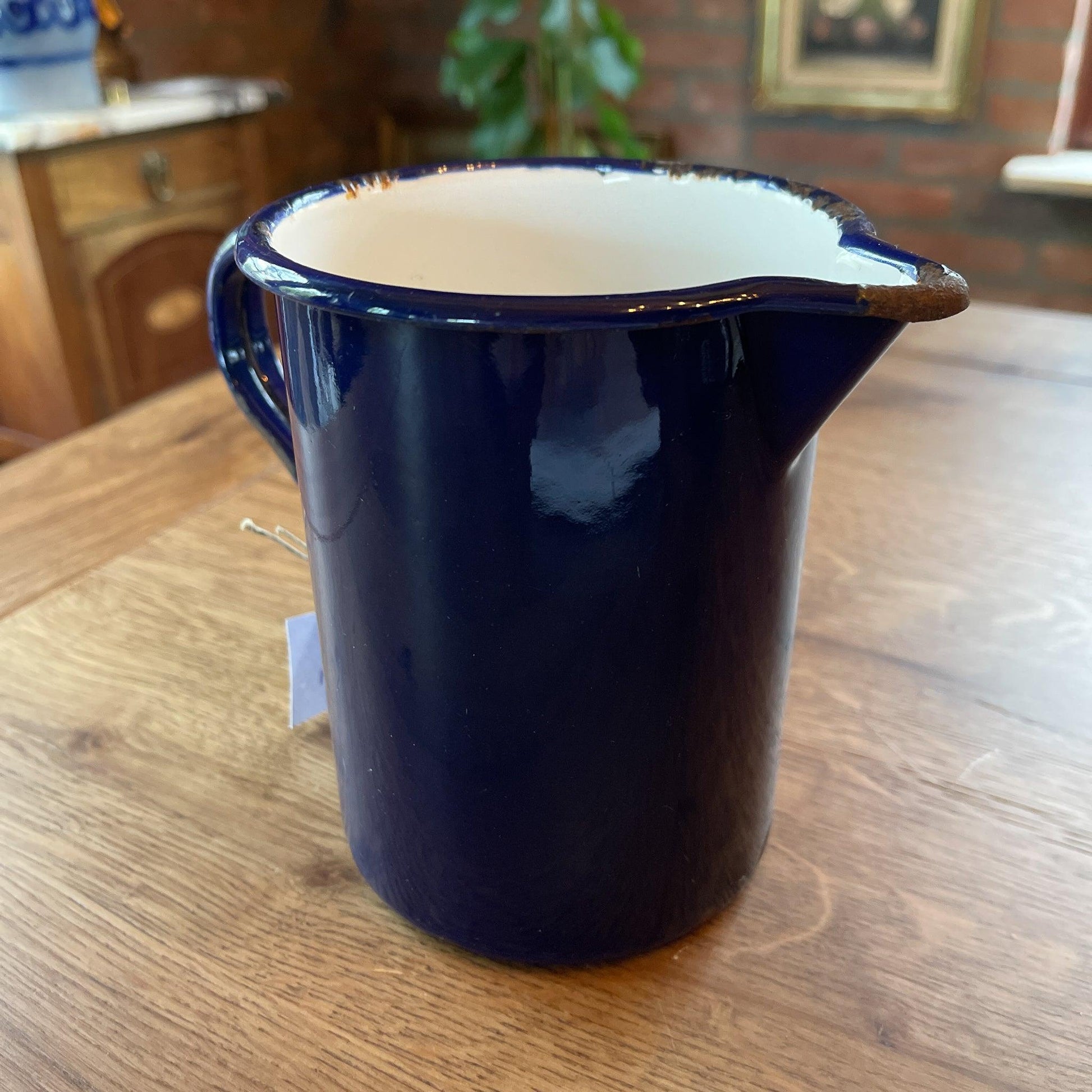 Emaille maatbeker 1L - Bamestra Curiosa