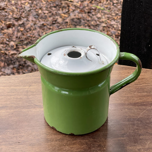 Emaille melkkoker - The Collectionist