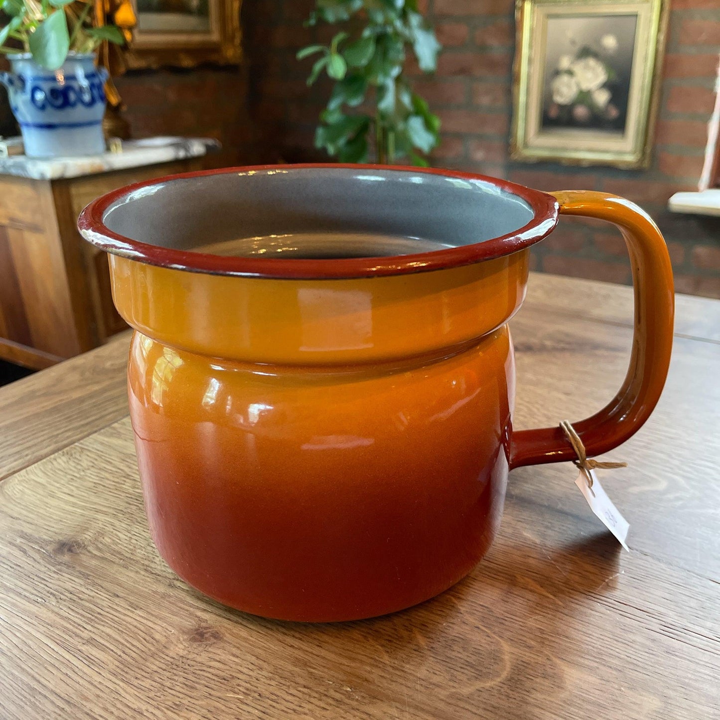 Emaille melkkoker - Bamestra Curiosa