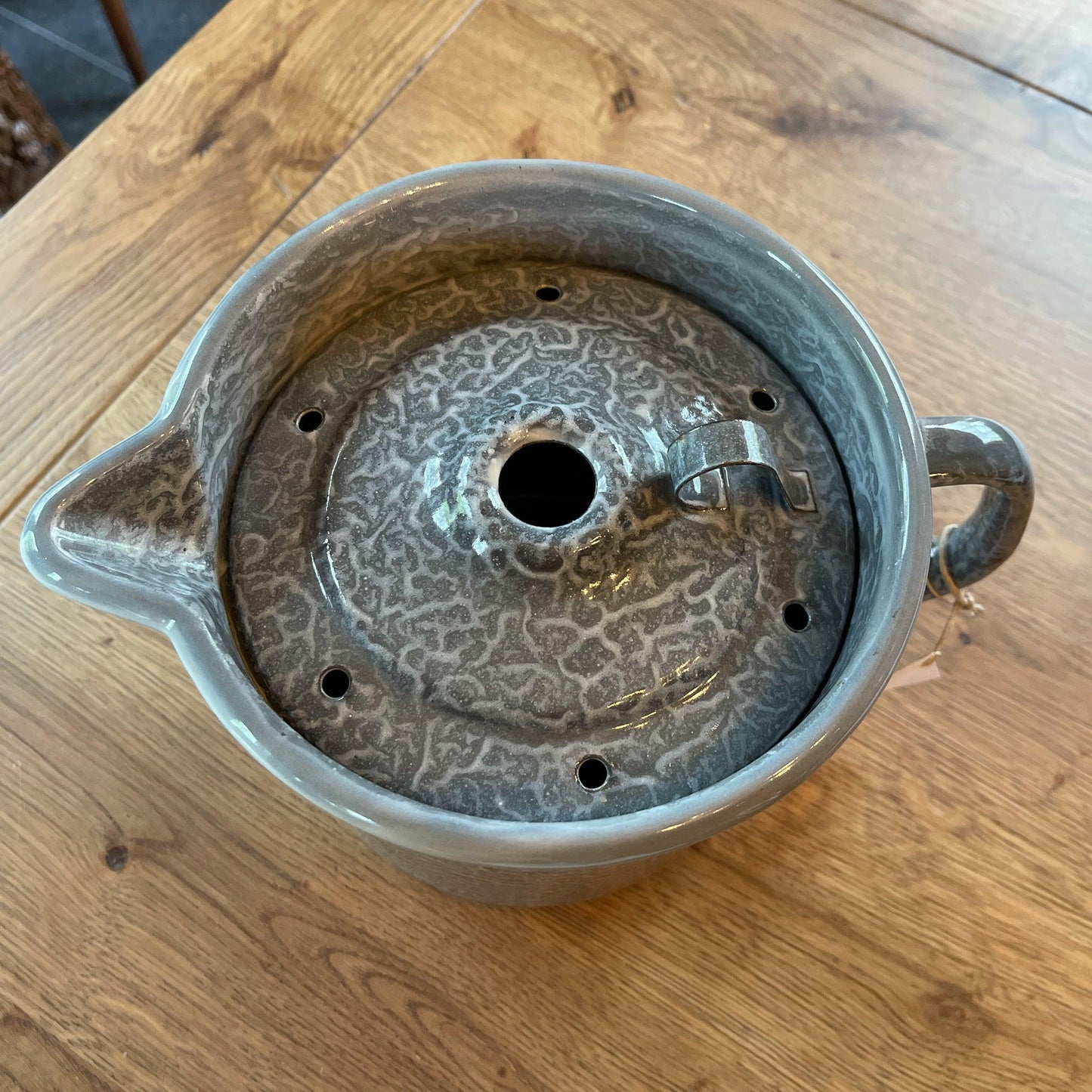 Emaille melkkoker - Bamestra Curiosa