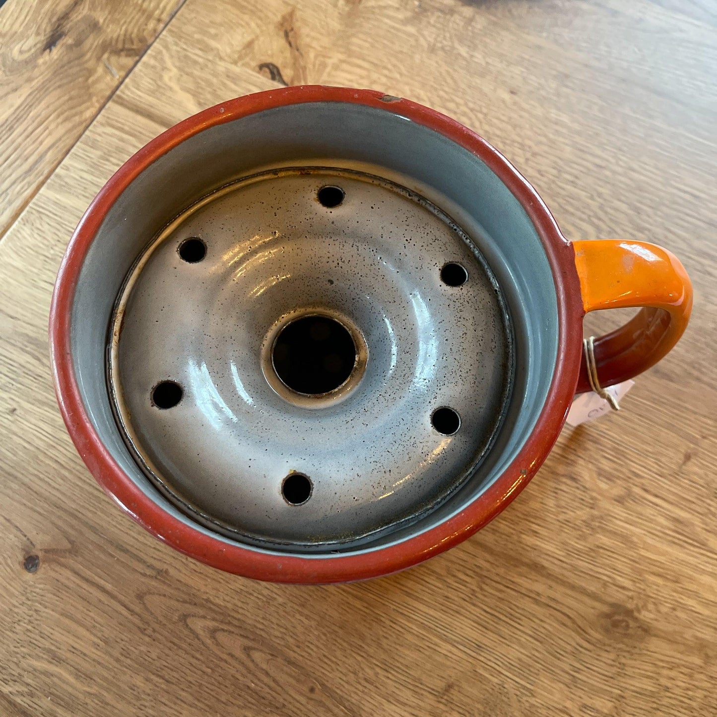 Emaille melkkoker - Bamestra Curiosa