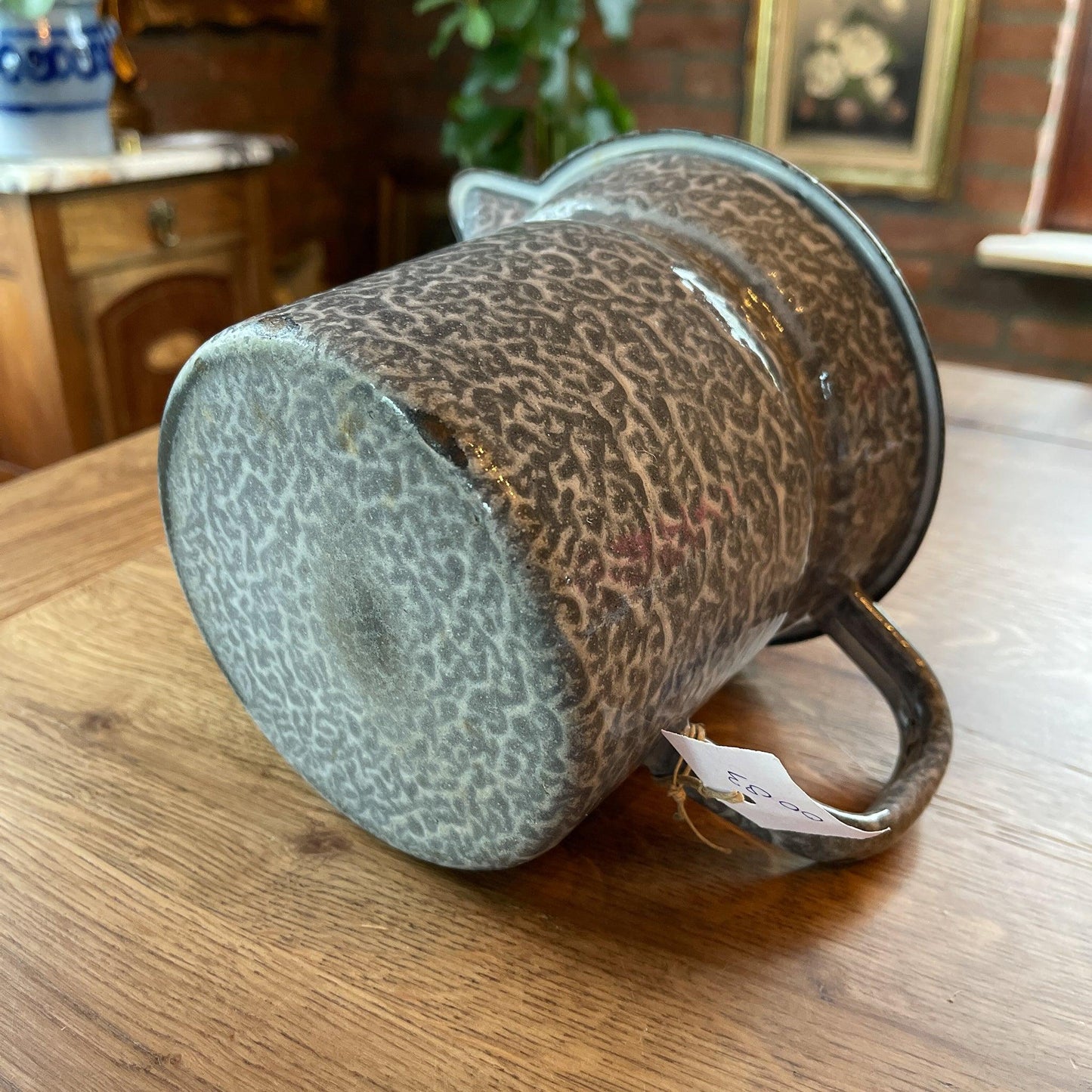 Emaille melkkoker - Bamestra Curiosa