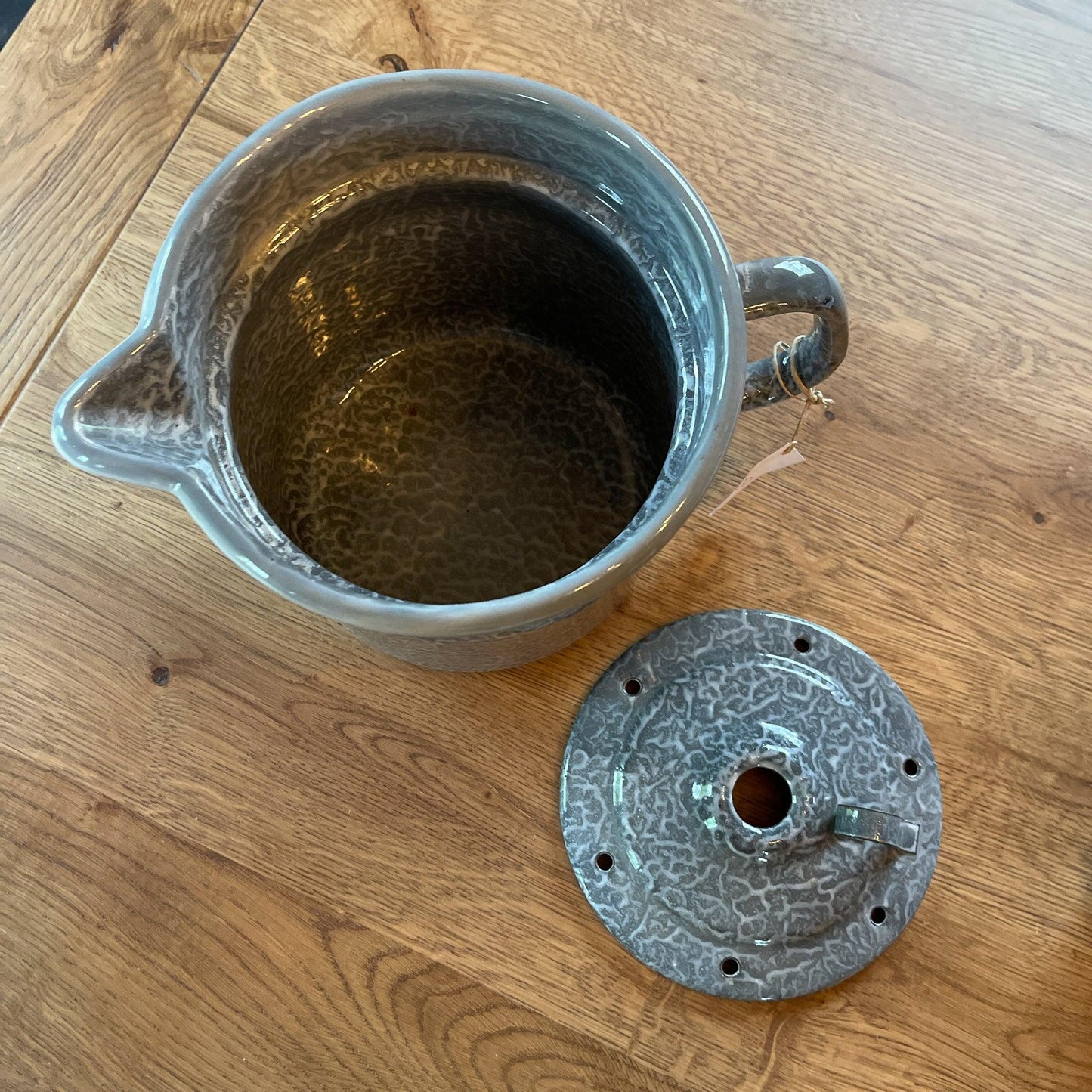 Emaille melkkoker - Bamestra Curiosa