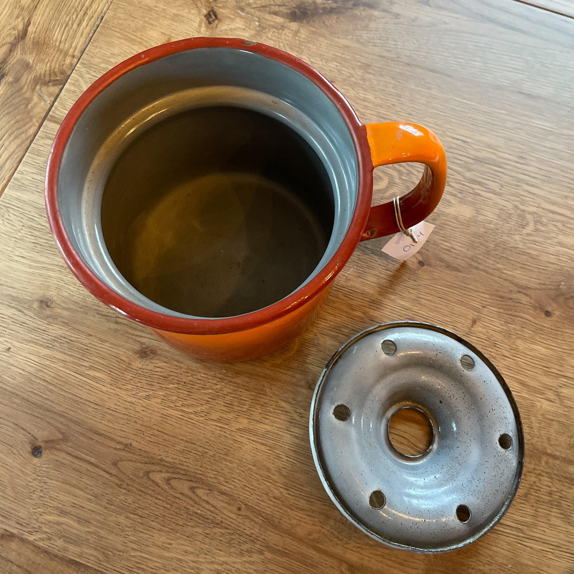 Emaille melkkoker - Bamestra Curiosa