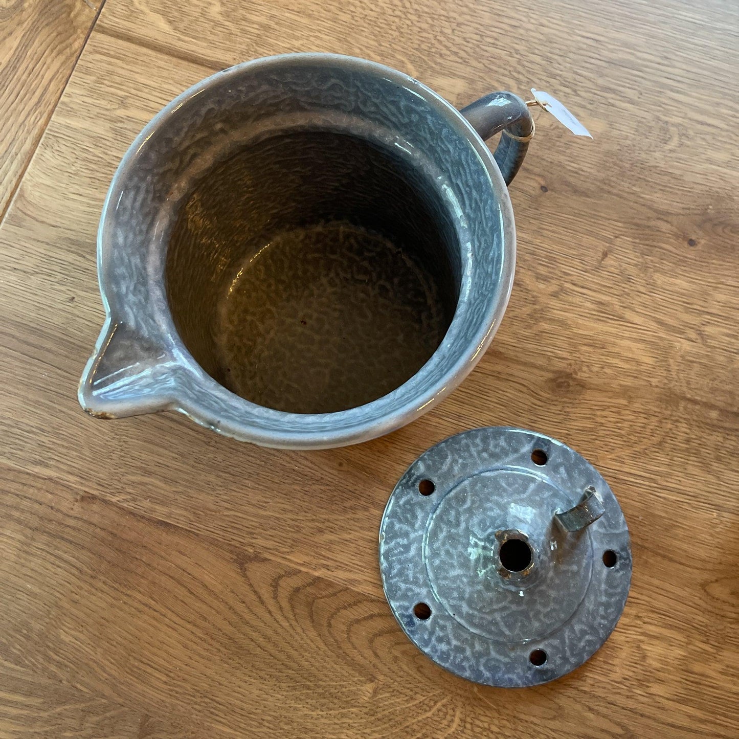 Emaille melkkoker - Bamestra Curiosa