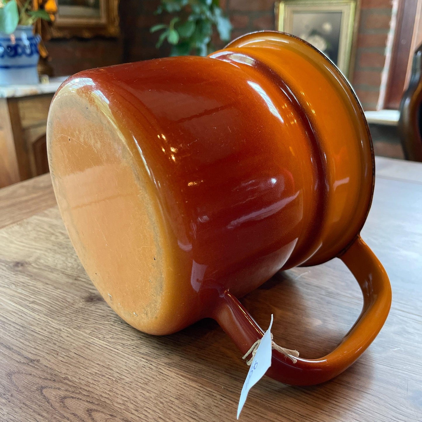 Emaille melkkoker - Bamestra Curiosa