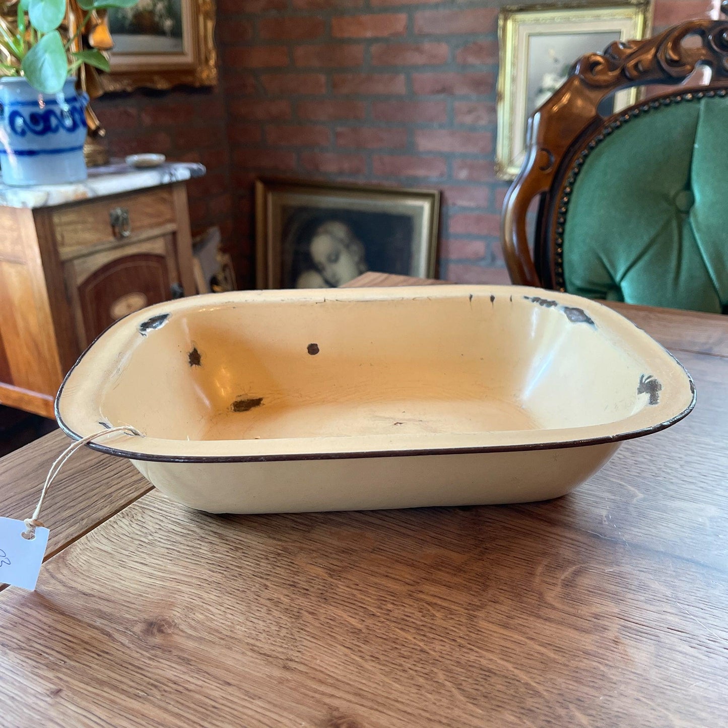 Emaille oven schaal - Bamestra Curiosa