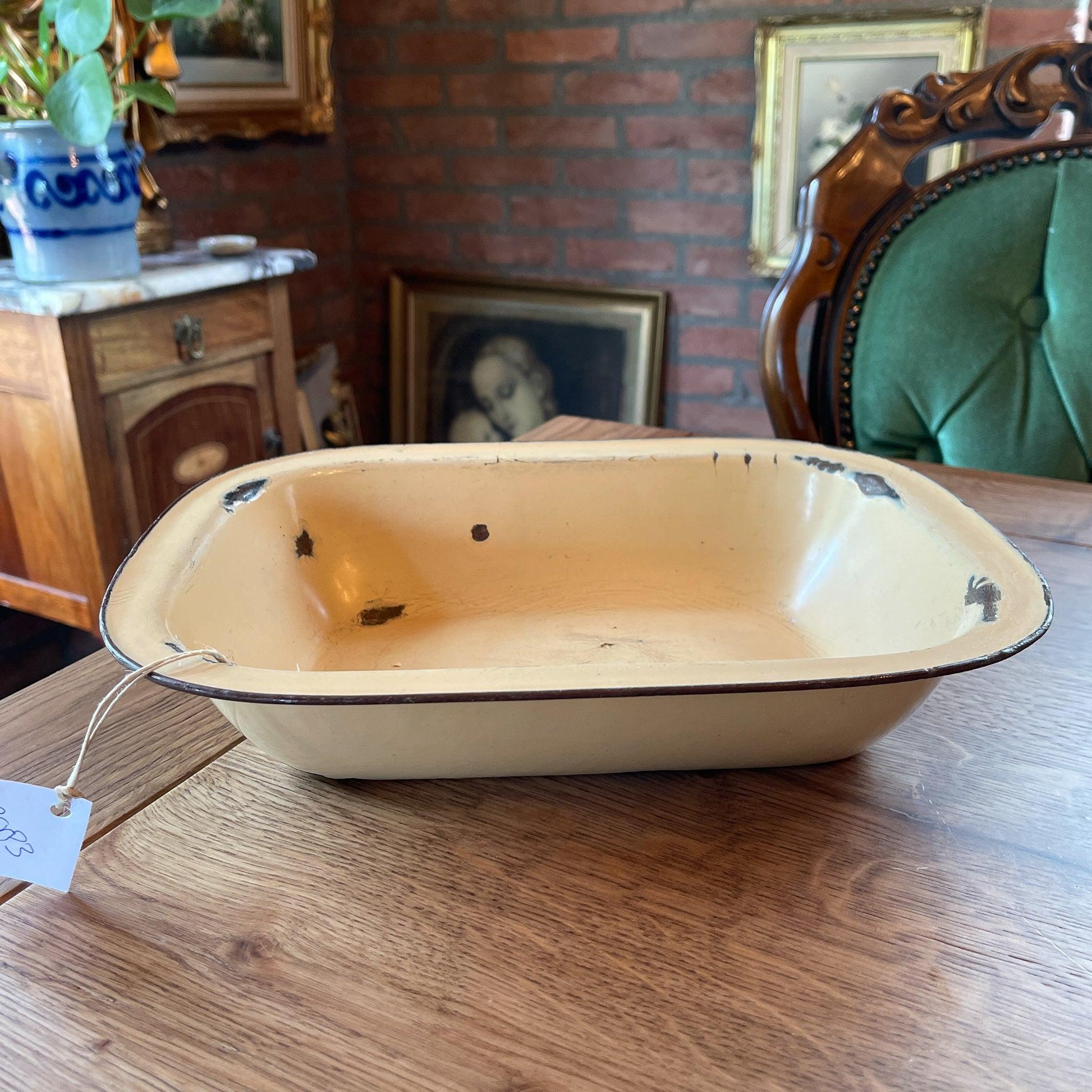 Emaille oven schaal - Bamestra Curiosa