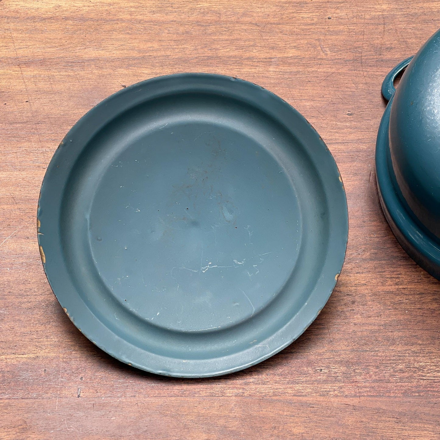 Emaille pan met deksel - Bamestra Curiosa