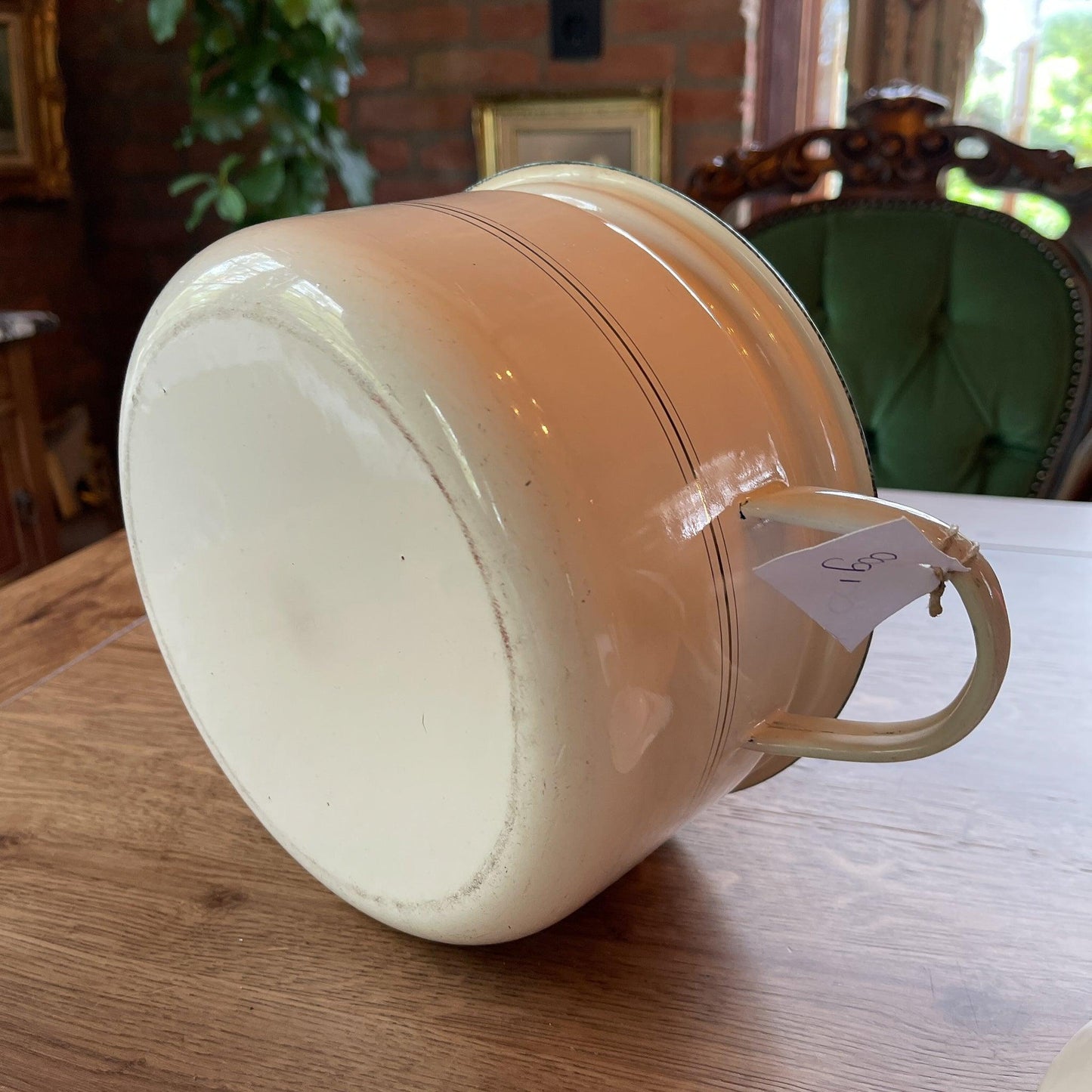 Emaille pan met deksel - Bamestra Curiosa