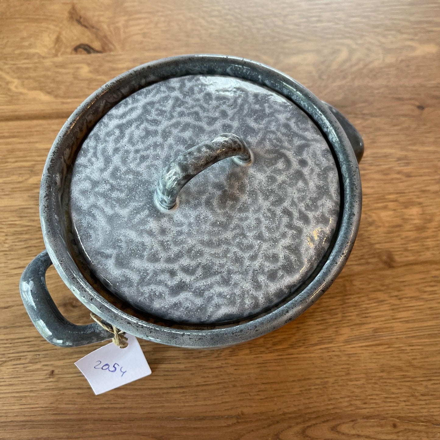 Emaille pannetje met deksel - Bamestra Curiosa