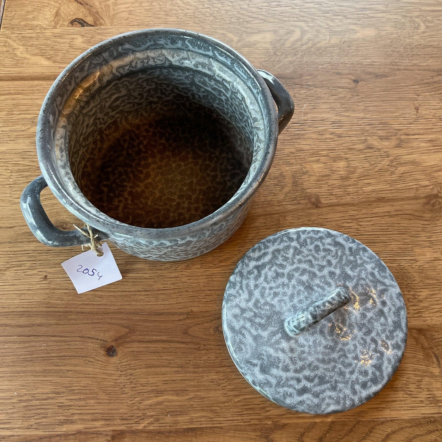 Emaille pannetje met deksel - Bamestra Curiosa