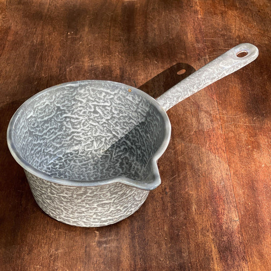 Emaille schenk steelpan - Bamestra Curiosa