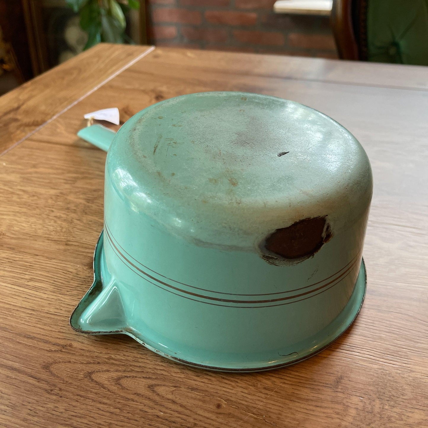 Emaille schenk steelpan - Bamestra Curiosa