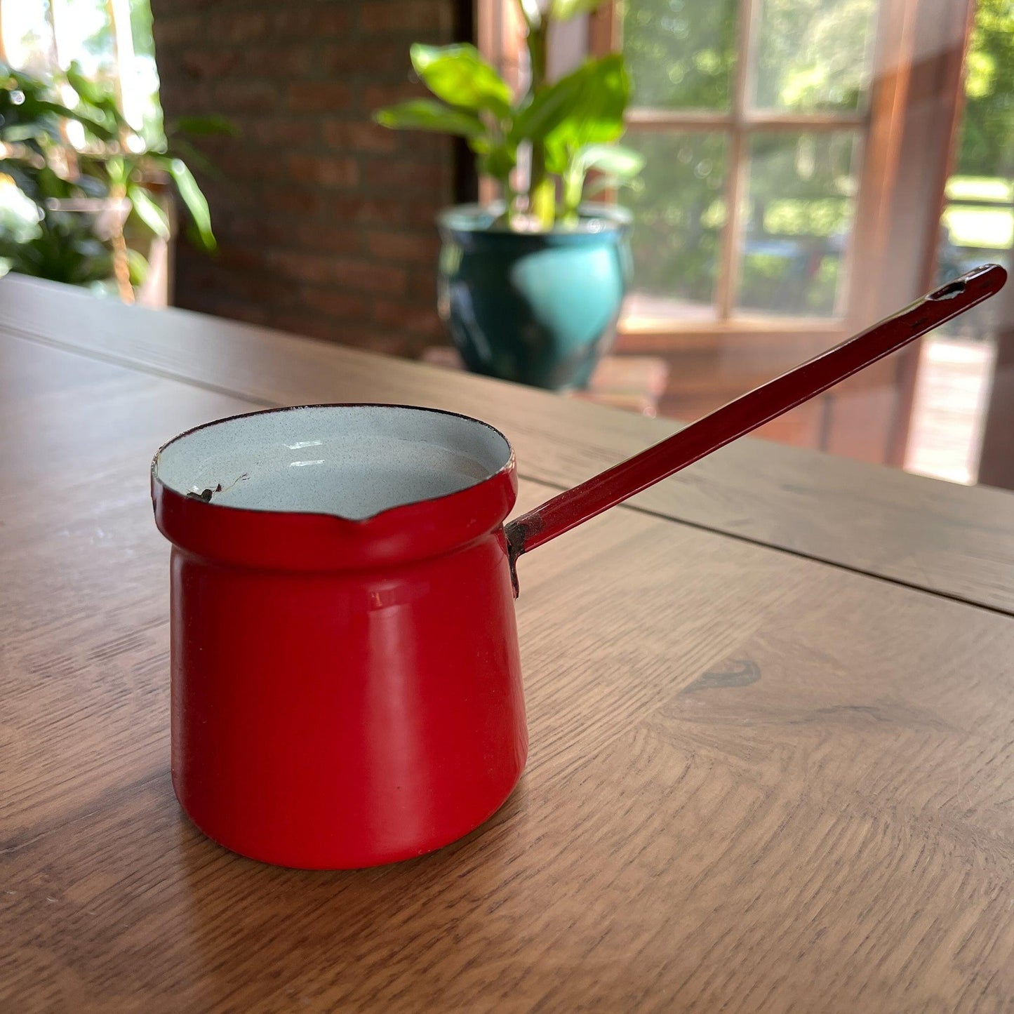 Emaille schenkkannetje - Bamestra Curiosa