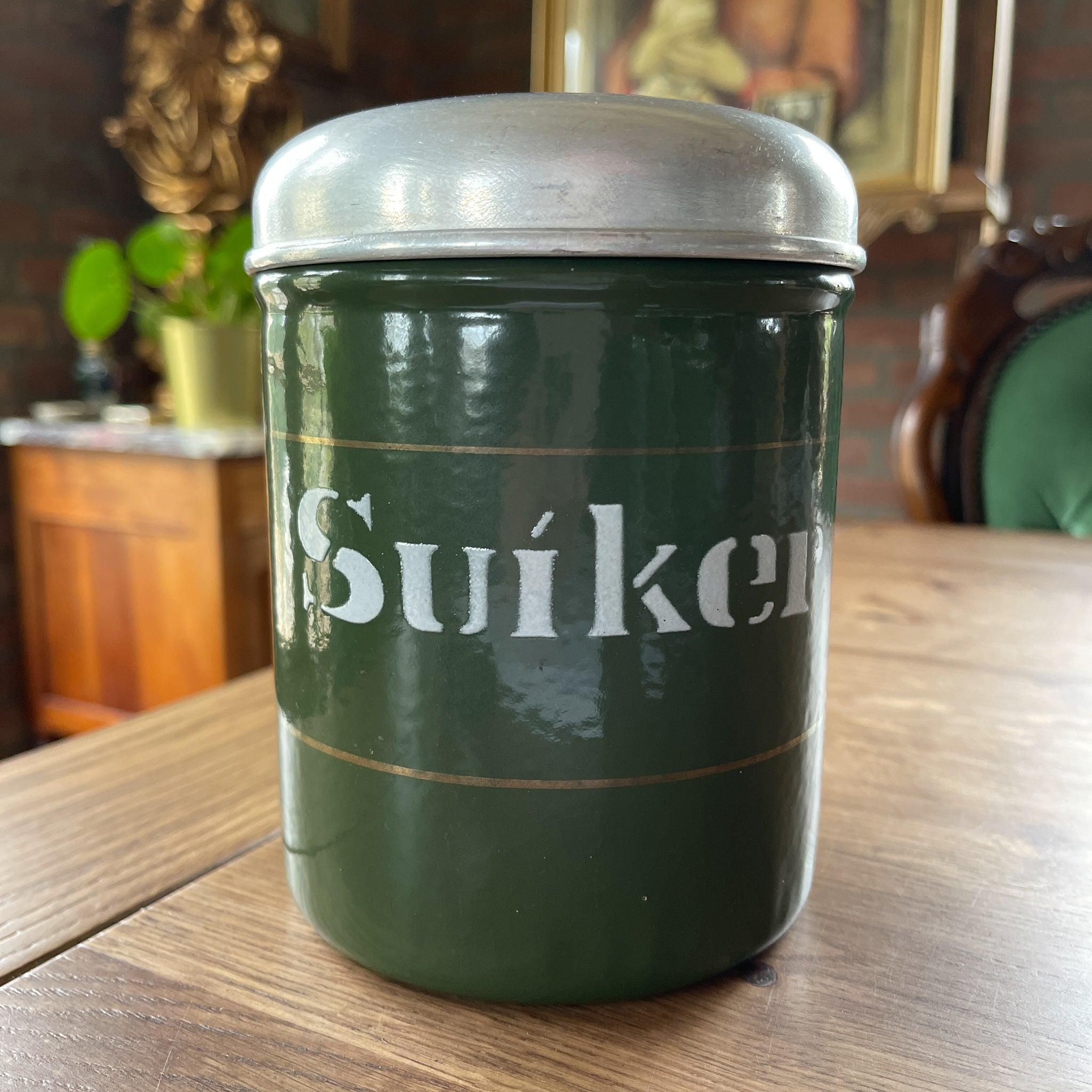 Emaille suikerbus - The Collectionist