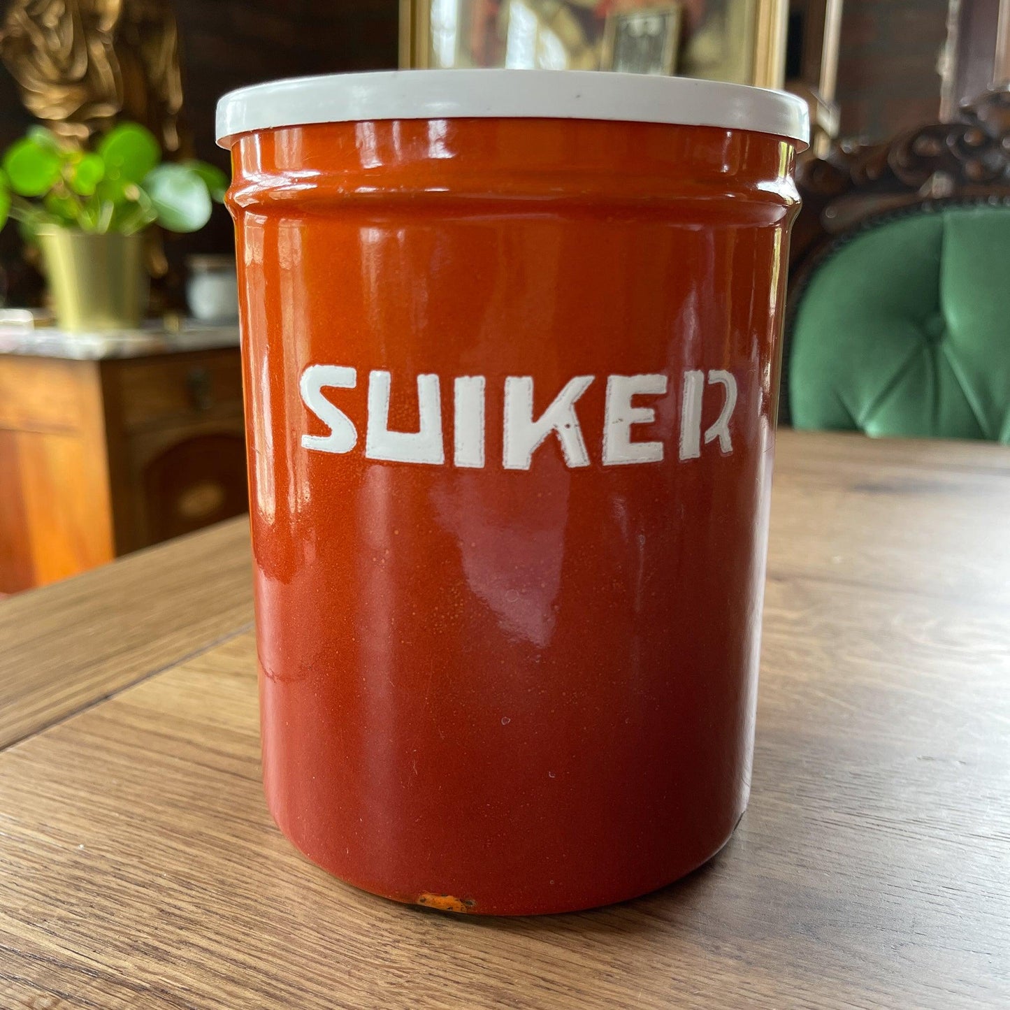 Emaille suikerbus - Bamestra Curiosa