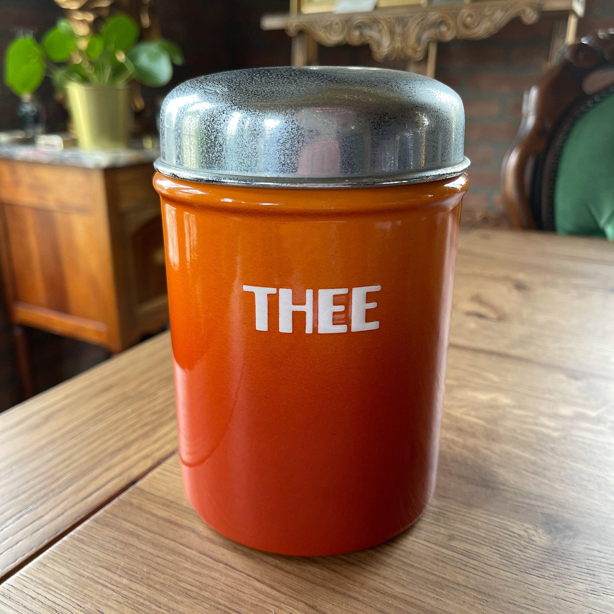 Emaille theebus - The Collectionist