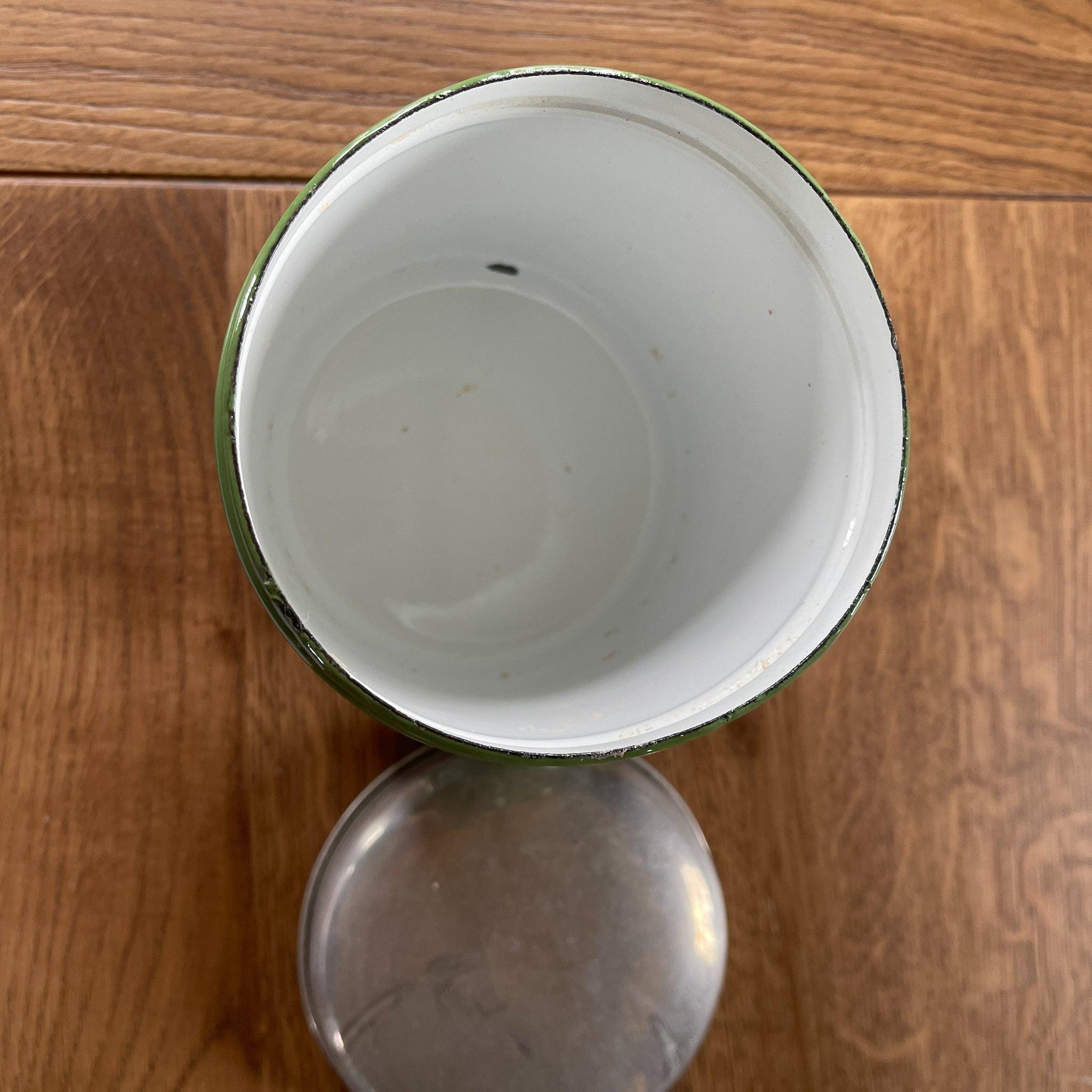 Emaille theebus - Bamestra Curiosa