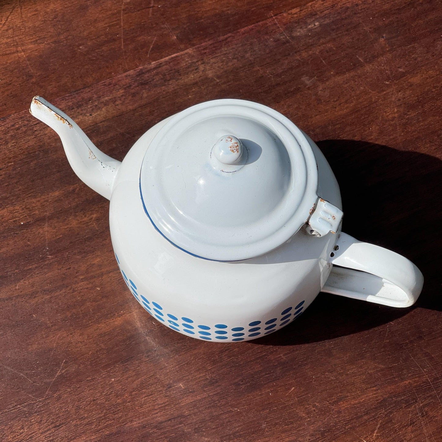 Emaille theepot 1L - Bamestra Curiosa