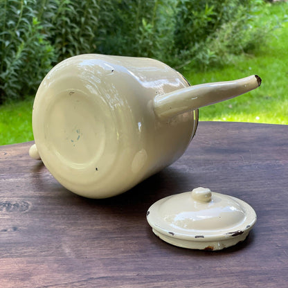 Emaille theepot / koffiepot - Bamestra Curiosa