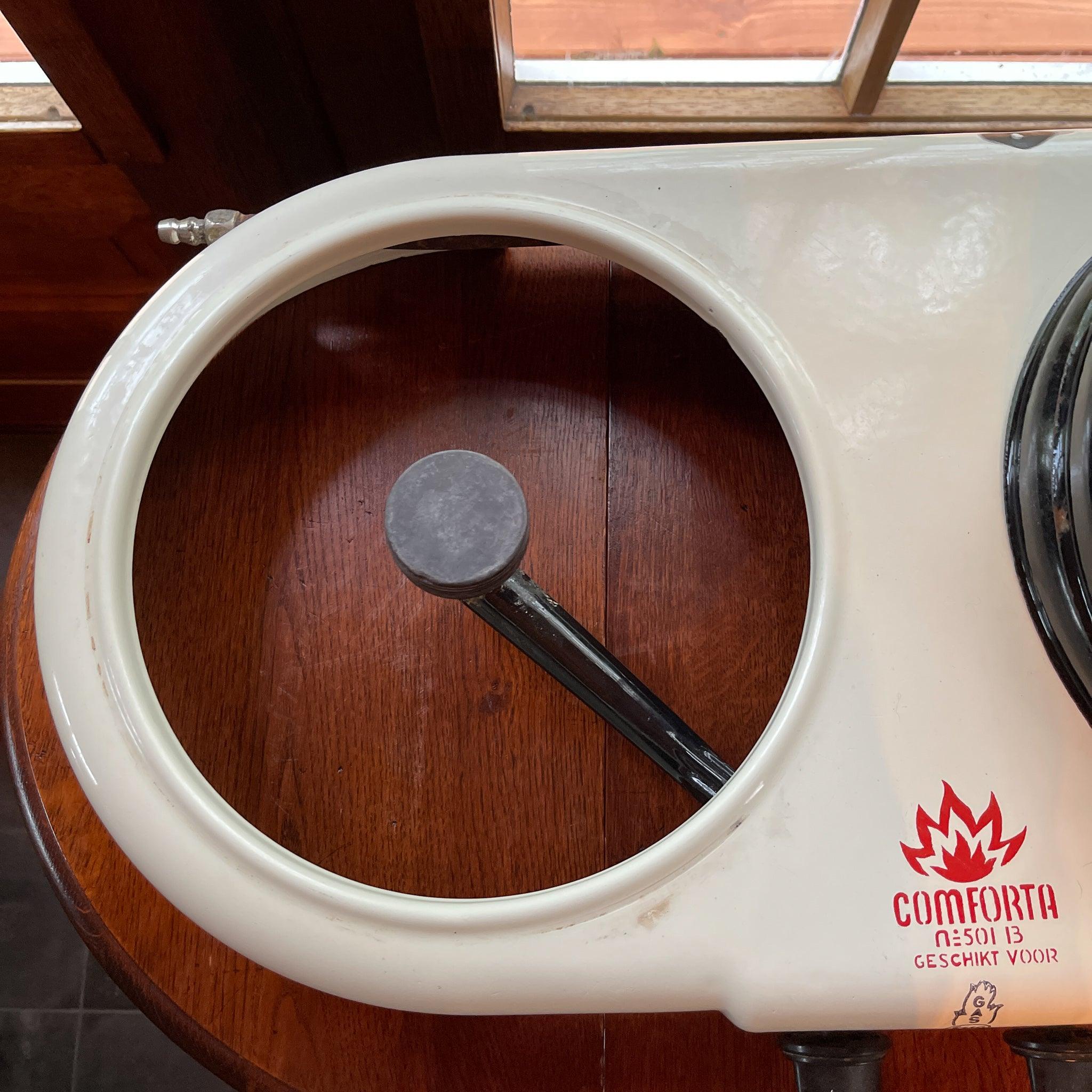 Emaille tweepits gasstel van Comforta - The Collectionist