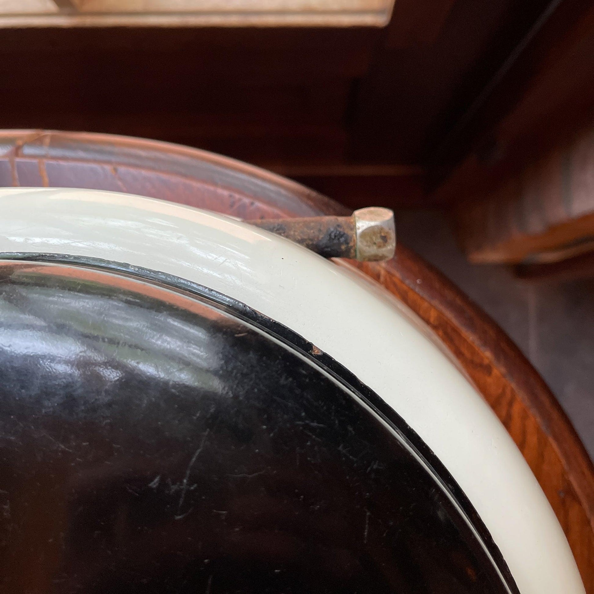 Emaille tweepits gasstel van Comforta - Bamestra Curiosa