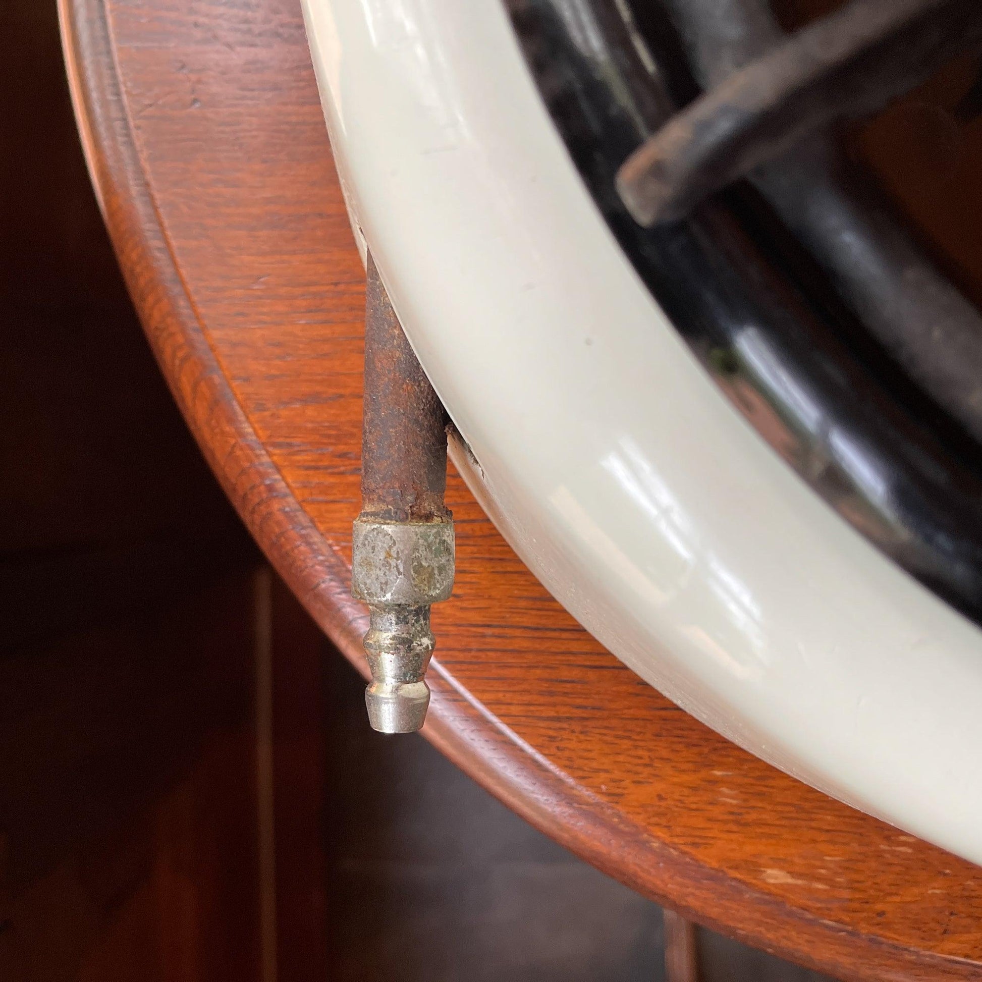 Emaille tweepits gasstel van Comforta - Bamestra Curiosa