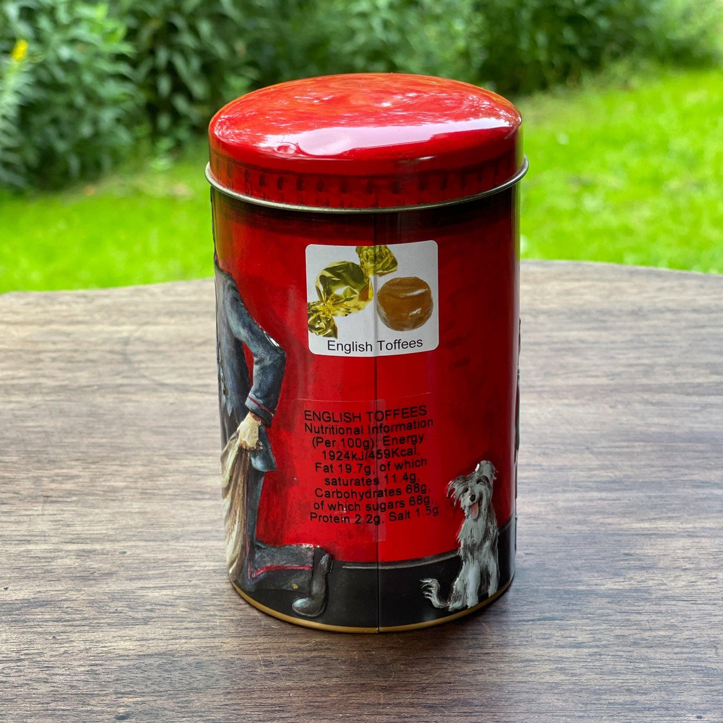 Engelse Toffees Blik / Spaarpot - Bamestra Curiosa