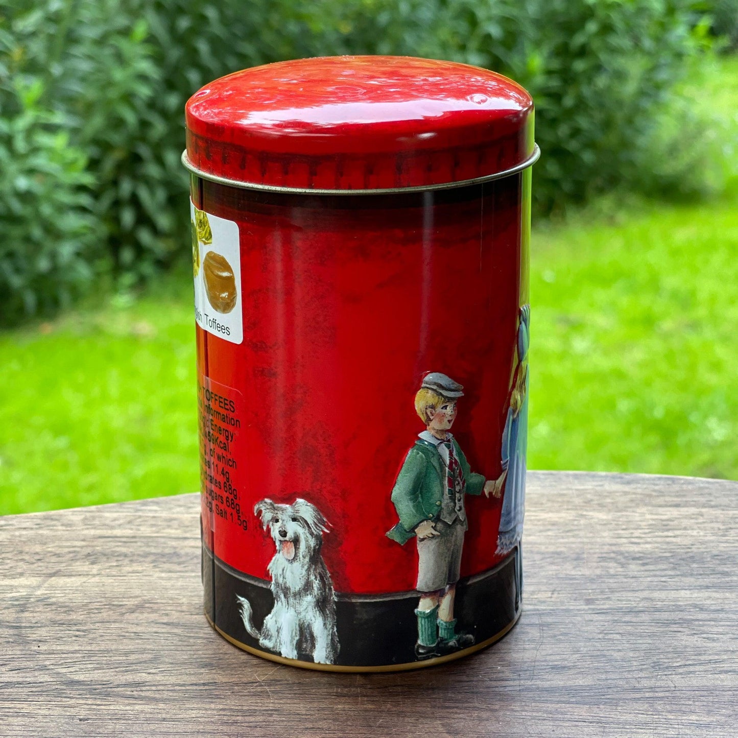 Engelse Toffees Blik / Spaarpot - Bamestra Curiosa