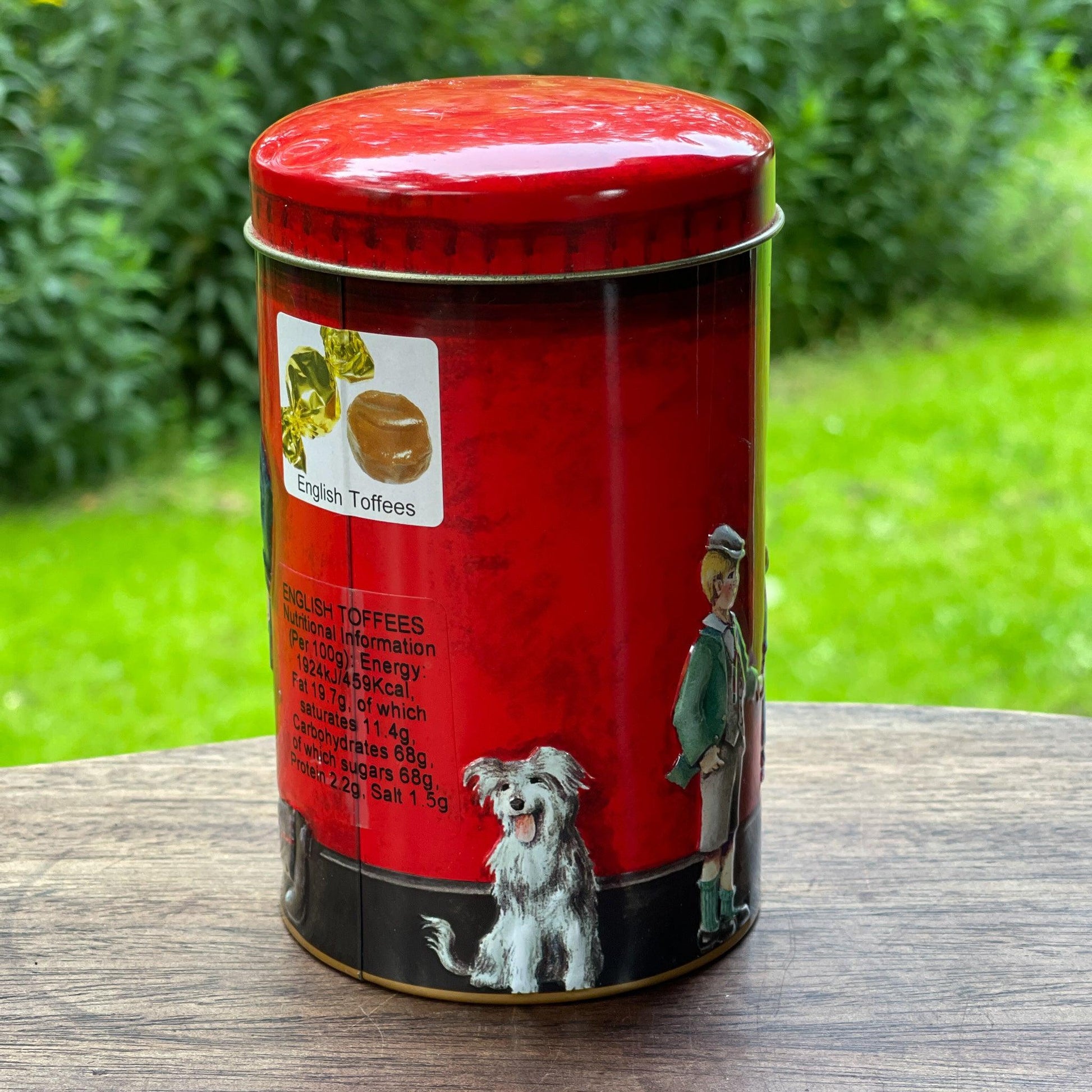 Engelse Toffees Blik / Spaarpot - Bamestra Curiosa