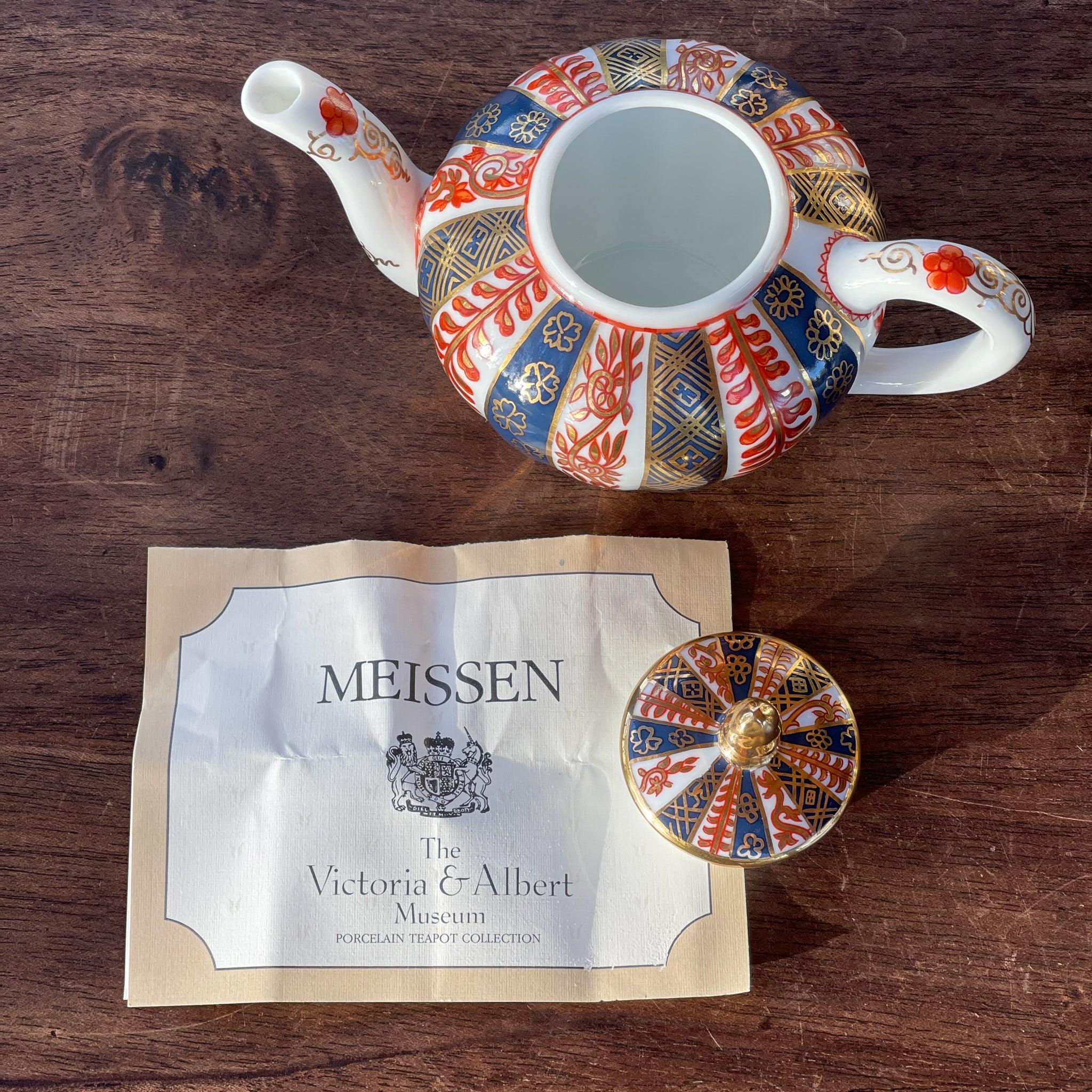 Franklin Mint replica theepot Meissen - The Collectionist