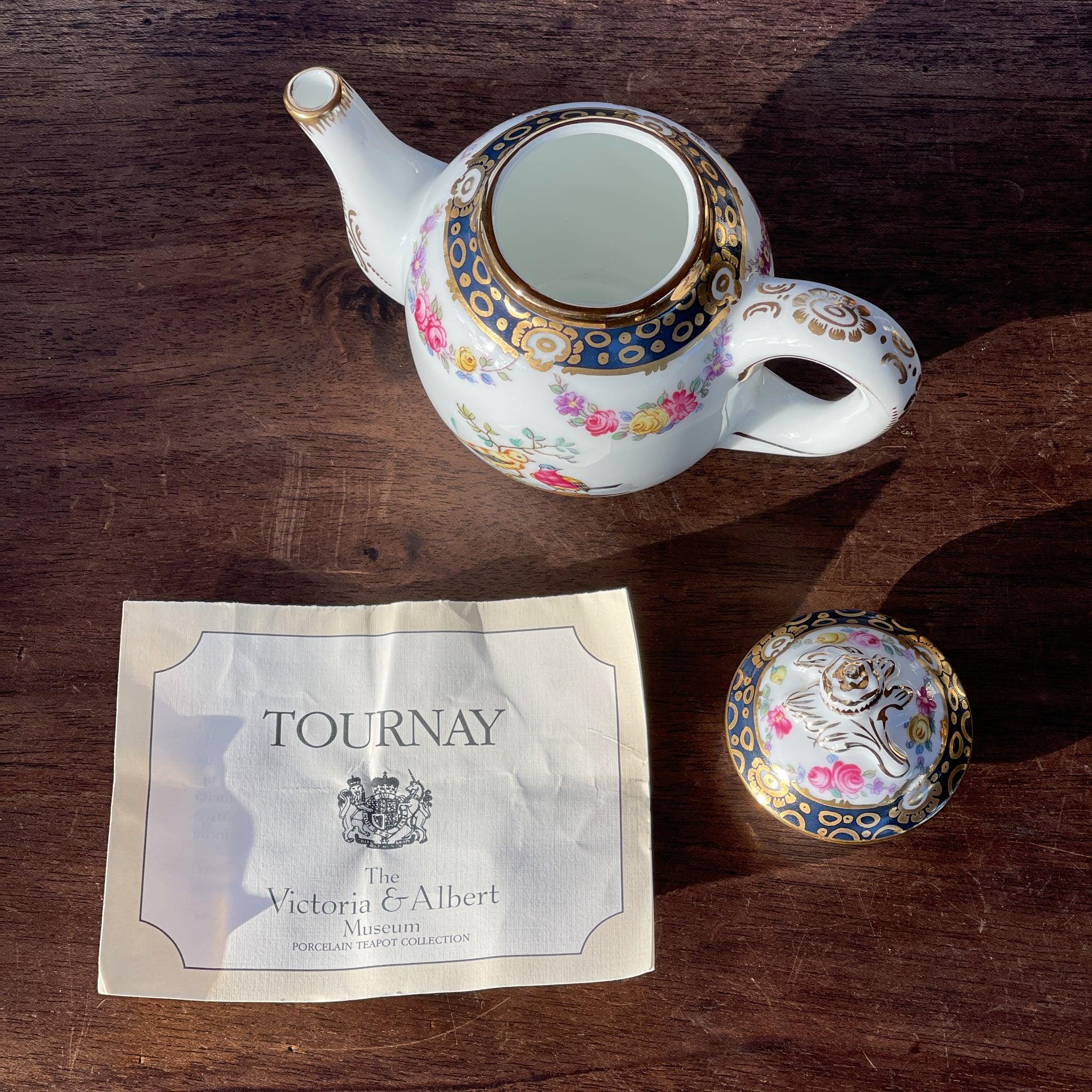 Franklin Mint replica theepot Tournay - The Collectionist