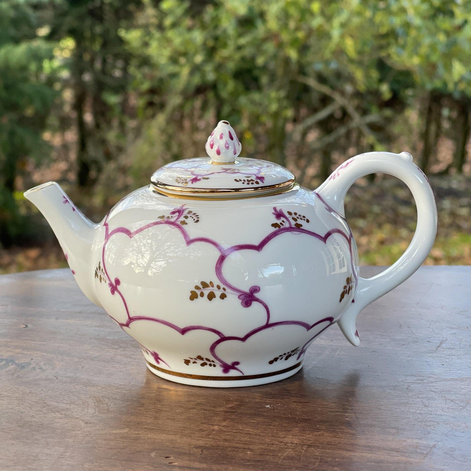 Franklin Mint replica theepot Venice - Bamestra Curiosa