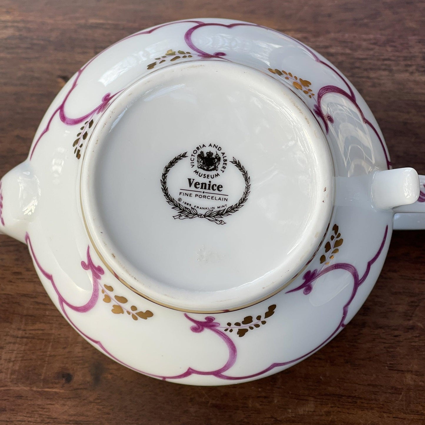 Franklin Mint replica theepot Venice - Bamestra Curiosa