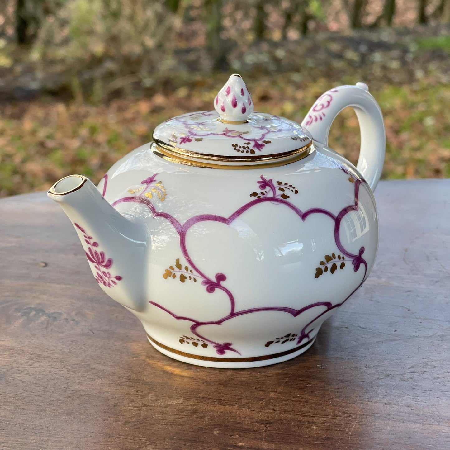 Franklin Mint replica theepot Venice - Bamestra Curiosa