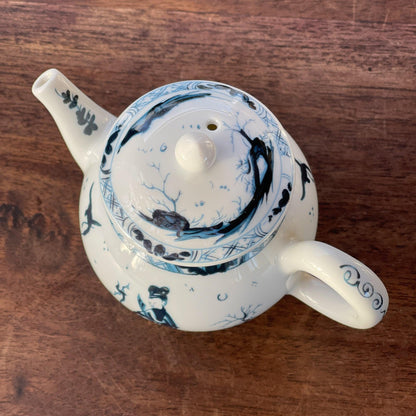 Franklin Mint replica theepot Worcester - The Collectionist