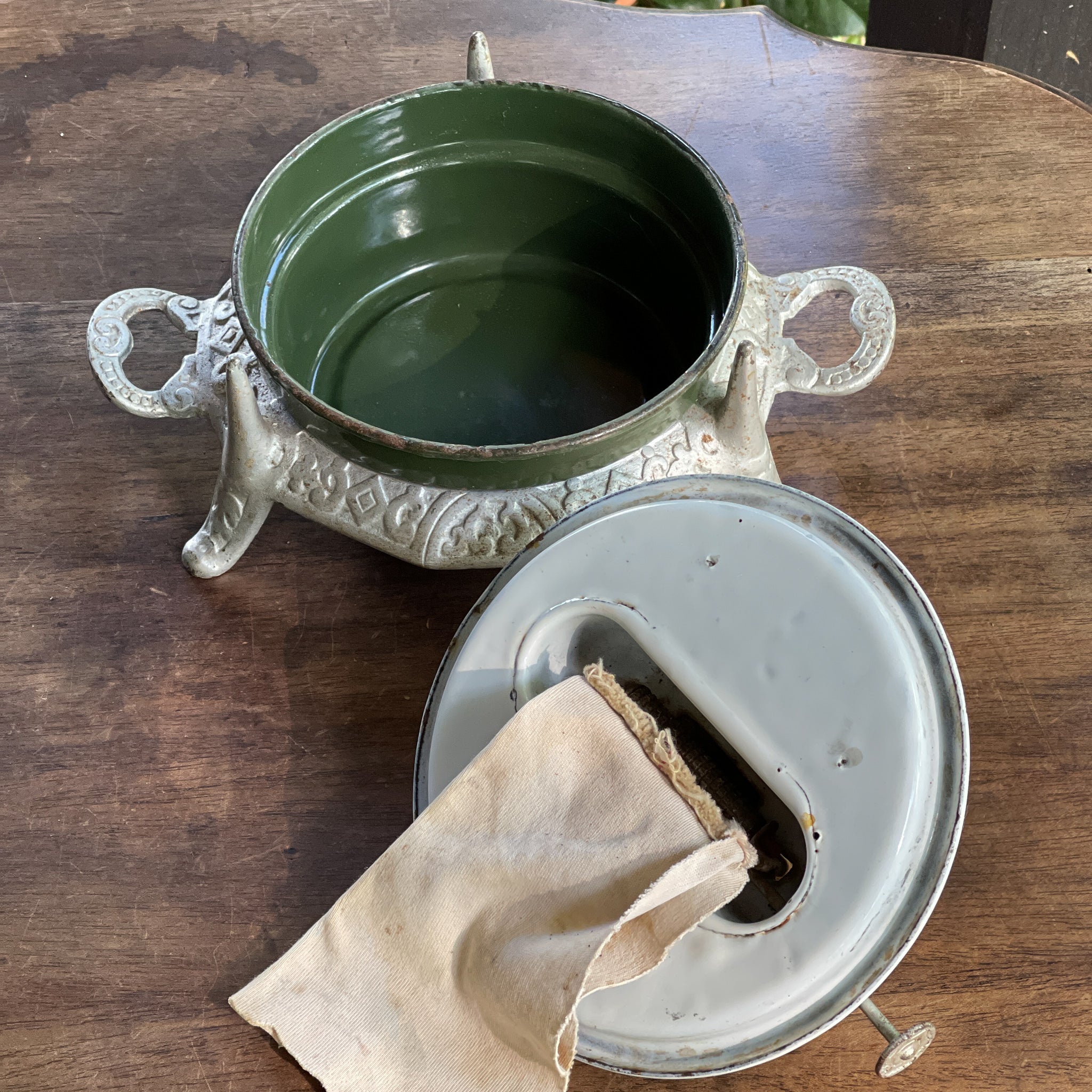 Gietijzeren 1 Pits Original Haller Petroleumstel - The Collectionist