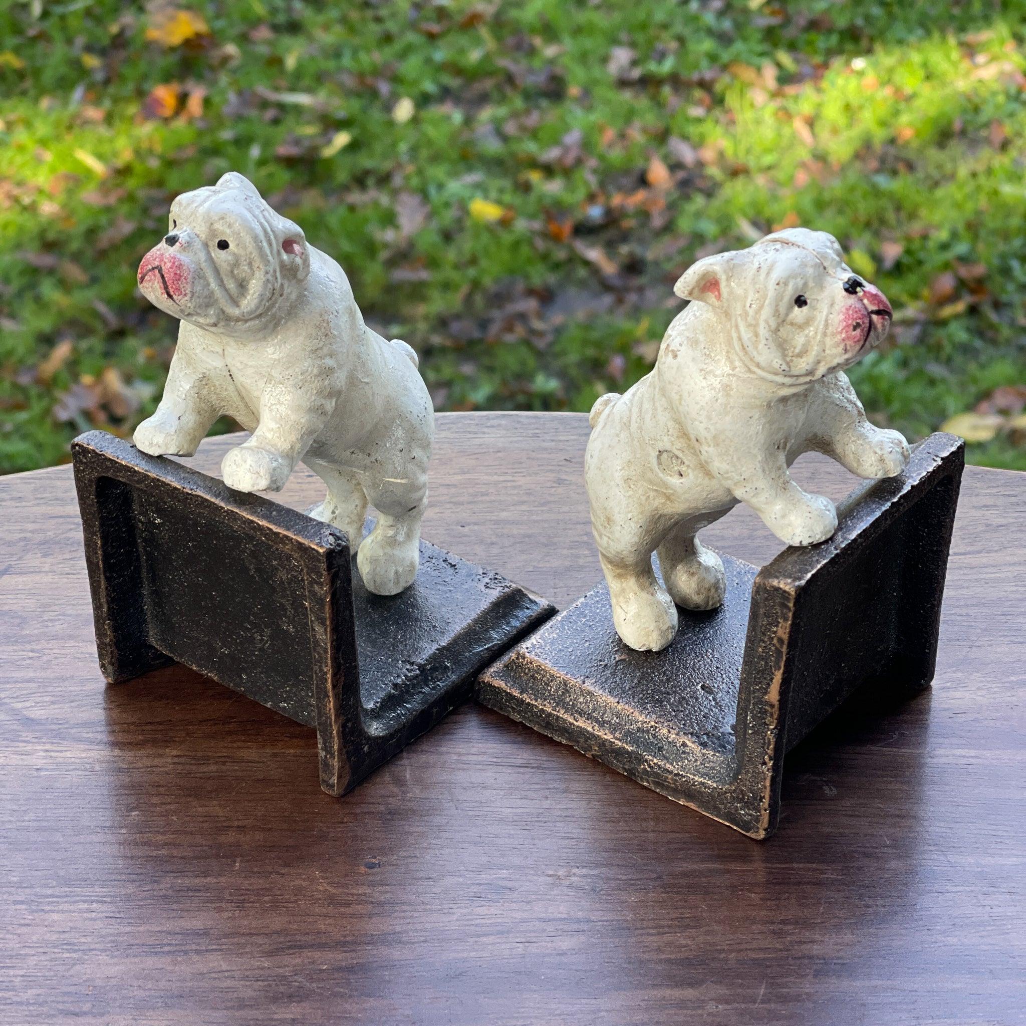 Gietijzeren boekensteunen Bulldogs - The Collectionist